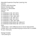 Adjustable Suspension Drop Link Kits Lowering For Kawasaki Z800 NINJA 250 300 Generic