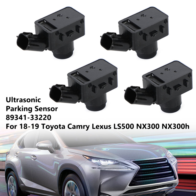 4x Ultrasonic Parking Sensor For Toyota Camry Lexus LS500 NX300 NX300h 18-19 Generic