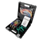 Digital Manifold Gauge Set Pressure&Temp Test HVAC Manifold Pressure Leak Test