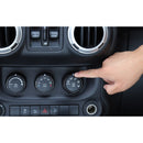 Air Condition Knob Cover For Wrangler JK 11-17 Compass Patriot 10-16 Black/Carbon Generic