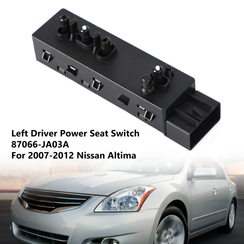 Left Driver Power Seat Switch 87066-JA03A For Nissan Altima 2007-2012 Generic