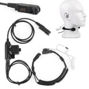 Throat Mic Headset Air Tube Fit for XPR3300 3500 6600 P6620 E8600 MTP3150