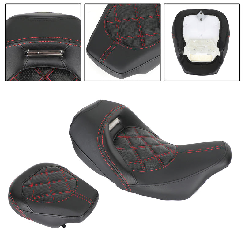 Driver Passenger Seat Fit For Harley CVO Touring Road Glide FLTR 2009-2021 2020 Generic