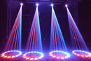 230W 7R Moving Head Light Stage Lights Spotlight Zoom Moving Head Beam Sharpy Light 8 Prism Strobe DMX 16Ch for Party Stage
