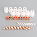 40Pcs Air Plasma Cutter Consumables Extend Fit For PT-31 LG-40 Torch CUT-40 50