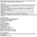 New Starter for Kawasaki 21163-7024, 21163-7034, 21163-7035 21163-0711 engine Generic