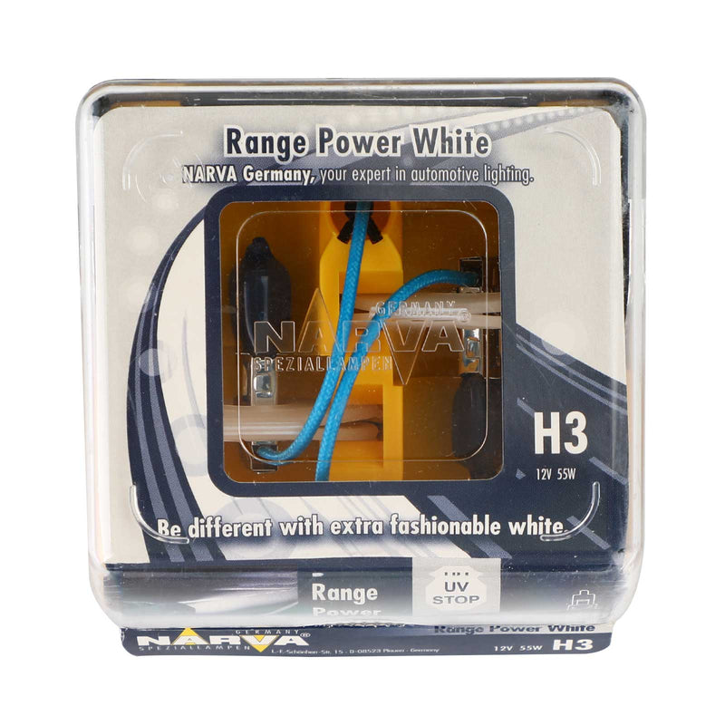 H3 RPW 91516 For NARVA Range Power White Car Headlight Lamp 12V55W PK22s Generic