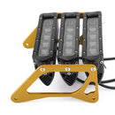 3 Row LED White Light Bar Headlight Fit for Honda MSX 125 SF Grom 13-2019 Gold Generic