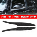 Carbon Fiber Exterior Rearview Mirror Cover Trim For Toyota 4Runner 2014+ Generic