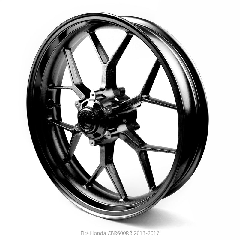 Front Wheel Rim 17"x 3.5" Black For Honda CBR 600 RR CBR600RR 2013-2017 Generic