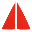 Carbon Front+Rear Triangular Window Glass Plate Trim For Renegade 2016-2019 Generic