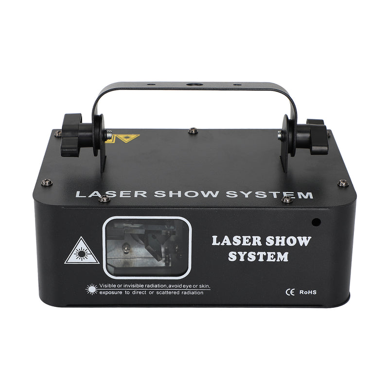 500mW DMX RGB LED Laser Beam Scanner Projector Disco Party Stage Laser Light AU