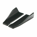 2pcs 35cm Skirt Spoiler Rear Lip Extension Rocker Splitters Winglet Wings Carbon Fiber Look Generic