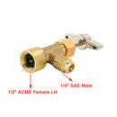 Ac R134A Adapters Quick Couplers With Can Tap Valve Kit Adjustable R134A Adapte