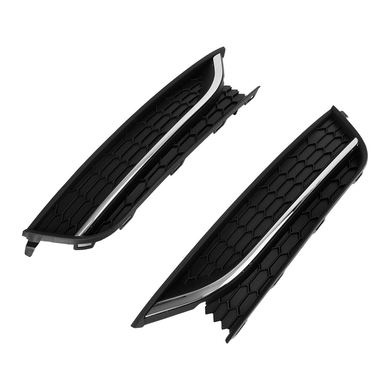 2PCS VW Passat 2012-2015 Front Driving Fog Light Cover Black/Chrome