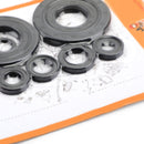 Complete Engine Oil Seal Crankcase Kit - 9pcs for Honda CRF250R 2010锟斤拷C2017 Generic