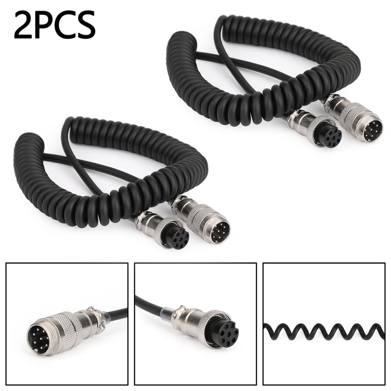Hand Mic 8-Pin Extension Cords for Yaesu FT847 FT990 980 FT2000 1000 MH-31B8