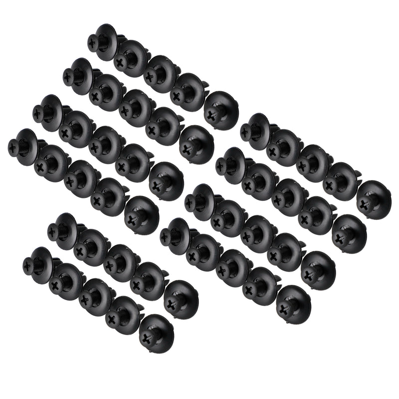 50x 8mm Fairing Clip Screw Rivets Panel Trim for Suzuki GSX, Burgman, V-Strom Generic
