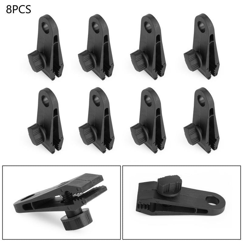 8PCS Heavy Duty Tarp Clips Clamps Great for Camping Canopies Tents Canvas