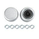 Grease Trailer Hub and Drum Assembly for 5.2&6K Axles-12"-6 on 5-1/2-Pre-Greased