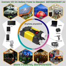 4000W Car Power Pure Sine Wave Inverter w LED Display DC 12V To AC 220V Inverter