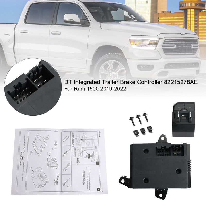 DT Integrated Trailer Brake Controller 82215278AE For Ram 1500 2019-2022 Generic