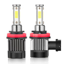 2x LED Headlight Low Beam Bulbs Conversion High Power 5000LM 25W Generic