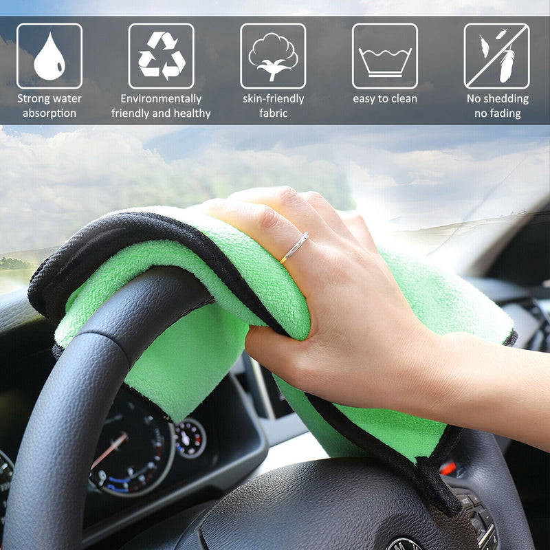 Quick Drying Extra Thick Rags Softer Absorbent Car Cleaning Towels Generic