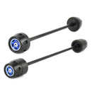 FRONT + REAR Axle Fork Wheel Slider Blue Fit for Ducati Scrambler 400 800 1100 Generic