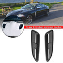 ABS Plastic Bonnet Vents Gloss Black Finish For Jaguar Xkr Style Rs Vxr Ford Bmw