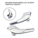 Chrome Left & Right Door Handle 13297813 13297814 For Vauxhall / Opel Corsa D Generic