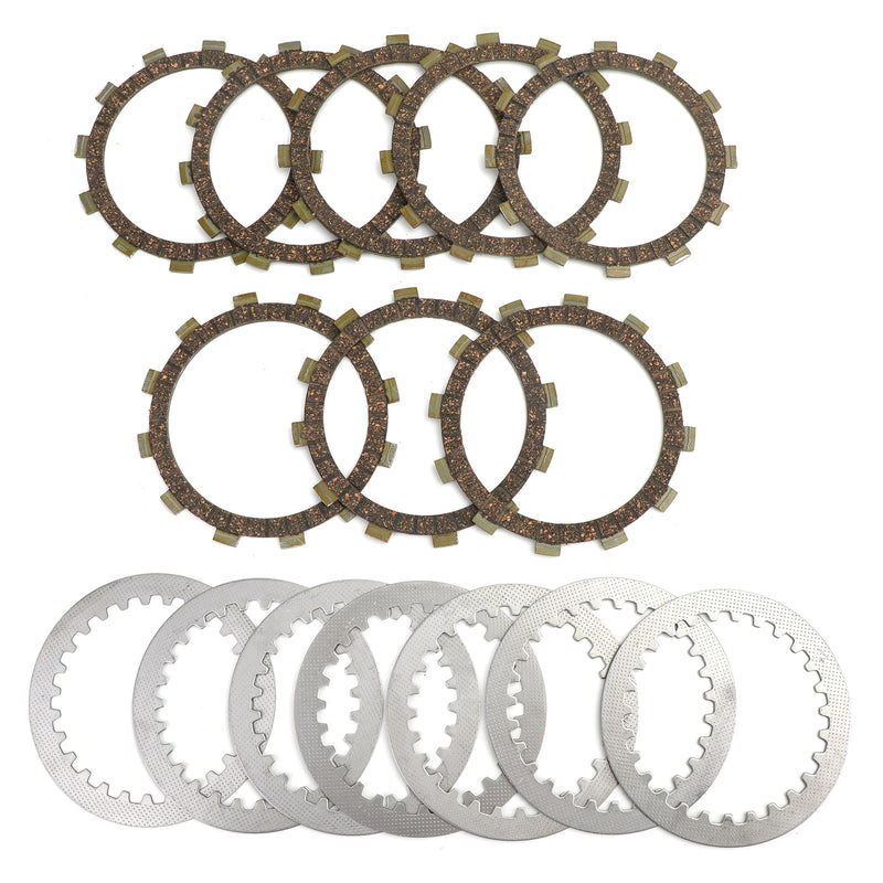 Clutch Kit Iron& Friction Plates fit for Yamaha TT500 SR400 SR400SP SR500 Generic