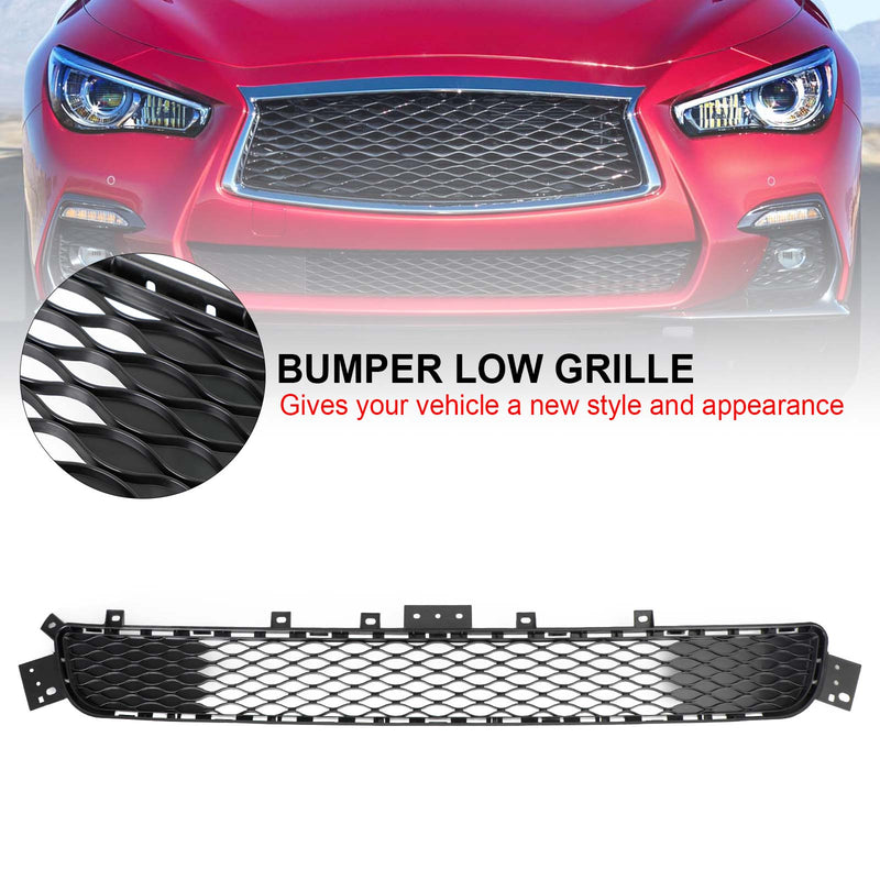 2014-2017 Infiniti Q50 Base Model Factory Style Front Bumper Lower Grille