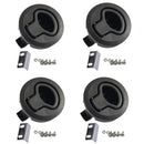 4脳RV Boat Door Replace Slam Latch Hatch 2" Deck Round Pull Latch 1/2"