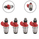 4 PCS Fuel Injectors 16600-86G00 16600-86G10 For Nissan D21 Pickup 2.4L