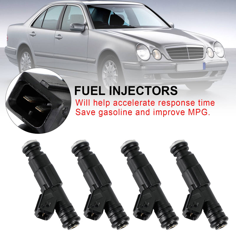 4PCS Mercedes-Benz W124 R129 W140 W202 W210 Fuel Injector 0280155821