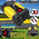 4000W Car Power Pure Sine Wave Inverter w LED Display DC 12V To AC 220V Inverter