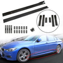 78.7" Universal Side Skirt Extensions Rocker Panel Splitters Lip Carbon Fiber Generic