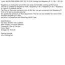 10x 2Pin 30MMx30MM 3007 5V Cooling Fan radiating For Raspberry Pi 2/3 Model B 4B