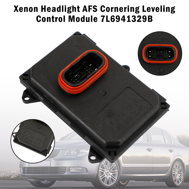 2006-2011 VW Touareg Lift Xenon Headlight AFS Cornering Leveling Control Module 7L6941329B