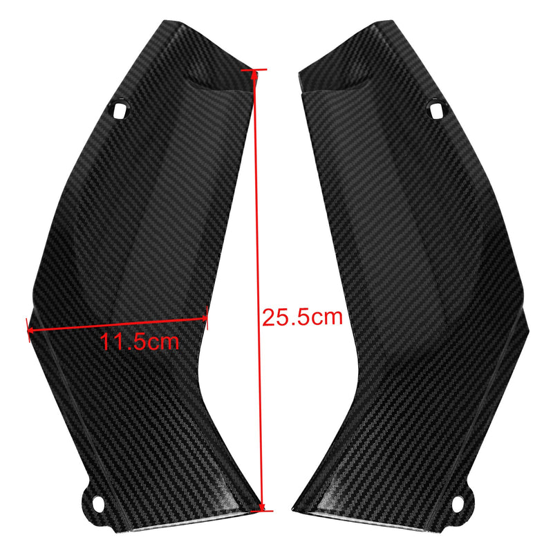 Gas Tank Side Trim Cover Panel Fairing Cowl for Yamaha YZF R1 1998-2001 Carbon Generic