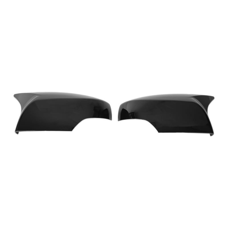 Gloss Black Refitting Ox Horn Rearview Mirror Cover For Subaru Forester 14-18 Generic