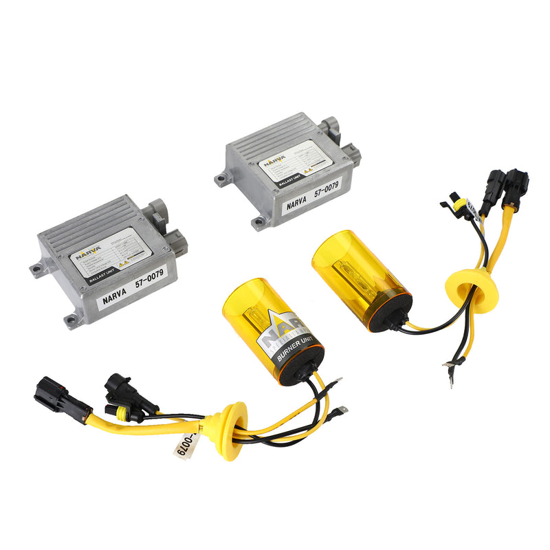 H1 For NARVA HID High Intensity Discharge Headlight Lamp Set 12V35W P14.5s 5500K Generic