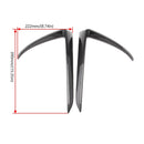 Carbon Fiber Front Fog Light Lamp Eyebrow Cover Trim For Tesla Model3 2017+ Generic