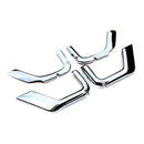 4pcs ABS Trunk Sundry Net String Bag Frame Trim For Renegade 2011+ 4Door Silver/Orange Generic