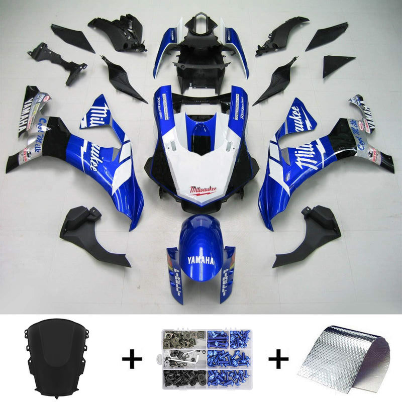 Amotopart Yamaha YZF R1 2020-2024 Fairing Kit Bodywork Plastic ABS