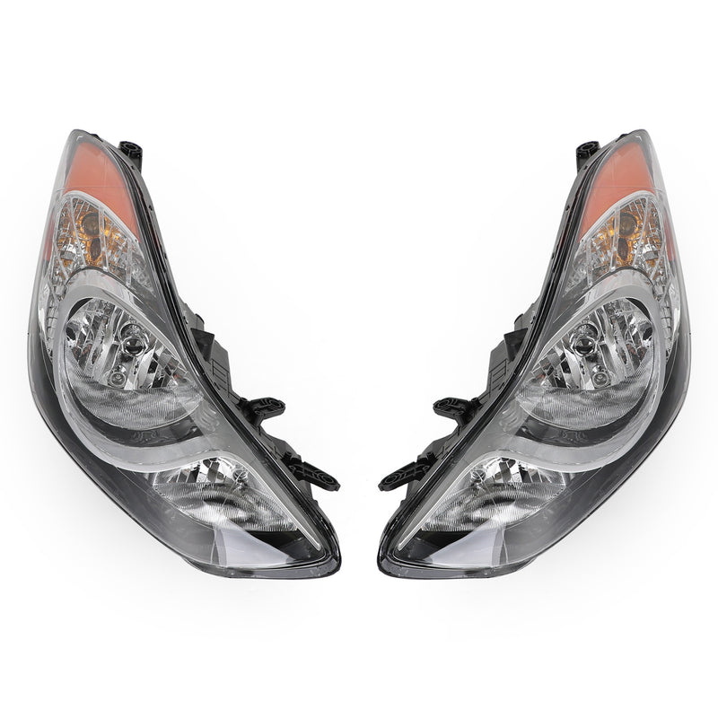 Elantra 4-Door 2011-2013 Left+Right Headlights Headlamps 92101-3Y000 HY2502161 81550-0R090,81560-0R090