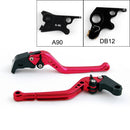 Long Brake Clutch Levers For KTM 690 Duke/SMC/SMCR 2014-2016 Black Generic