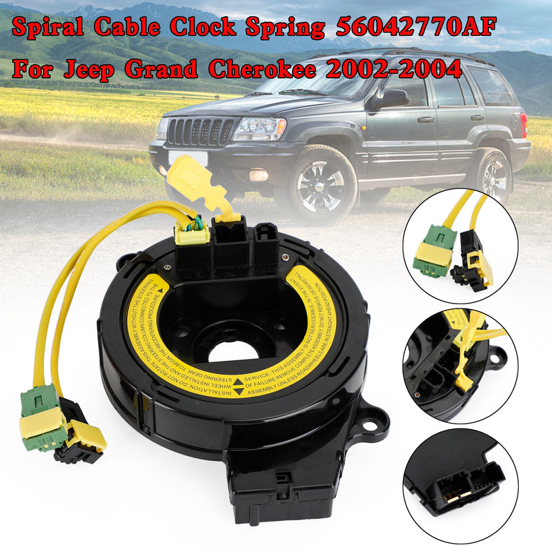 Jeep Grand Cherokee 2002-2004 Spiral Cable Clock Spring 56042770AF 525-121