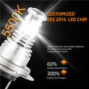 LED Headlight 6000K 2000W 300000LM Low Beam bulbs High Power Generic